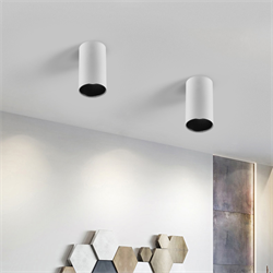 Nevo Sıva Üstü Led Spot Beyaz Siyah NS246