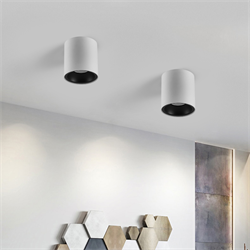 Nevo Sıva Üstü Led Spot Beyaz Siyah NS238