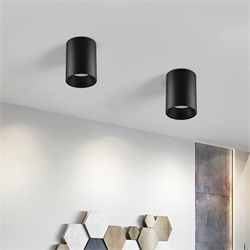 Nevo Sıva Üstü Led Spot Siyah NS238-1