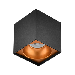 Nevo Sıva Üstü Led Spot Siyah Portakal NS245