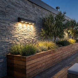 Nevo Tek Yönlü Dış Mekan Aplik Siyah NW701-4