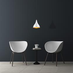 Nevo Tekli Sarkıt Beyaz Gold NS2049