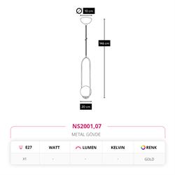 Nevo Tekli Sarkıt Gold NS2001