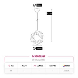 Nevo Tekli Sarkıt Gold NS2028