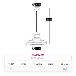 Nevo Tekli Sarkıt Gold NS2042