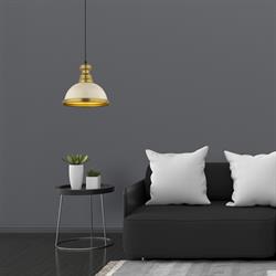 Nevo Tekli Sarkıt Krem Gold NS2062