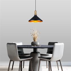 Nevo Tekli Sarkıt Siyah Gold NS2038