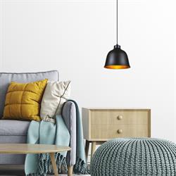 Nevo Tekli Sarkıt Siyah Gold NS2046