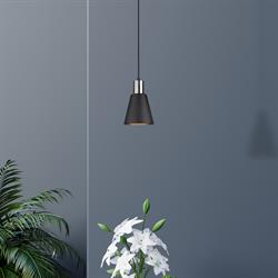 Nevo Tekli Sarkıt Siyah Krom NS2019