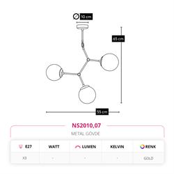 Nevo Üçlü Sarkıt Gold NS2010