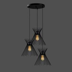 Nevo Üçlü Sarkıt Siyah NS2023