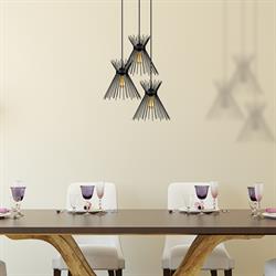 Nevo Üçlü Sarkıt Siyah NS2023