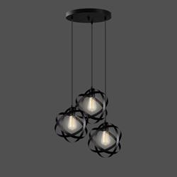 Nevo Üçlü Sarkıt Siyah NS2029