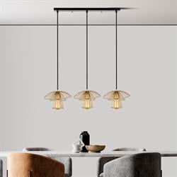 Nevo Üçlü Sıralı Sarkıt Gold NS2035