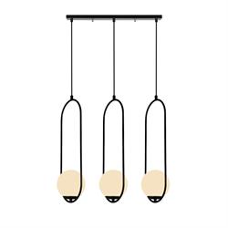 Nevo Üçlü Sıralı Sarkıt Siyah NS2003