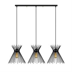 Nevo Üçlü Sıralı Sarkıt Siyah NS2024