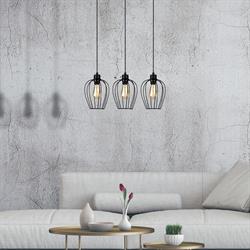 Nevo Üçlü Sıralı Sarkıt Siyah NS2026