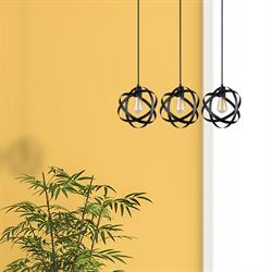 Nevo Üçlü Sıralı Sarkıt Siyah NS2030