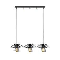 Nevo Üçlü Sıralı Sarkıt Siyah NS2035