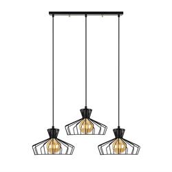 Nevo Üçlü Sıralı Sarkıt Siyah NS2061