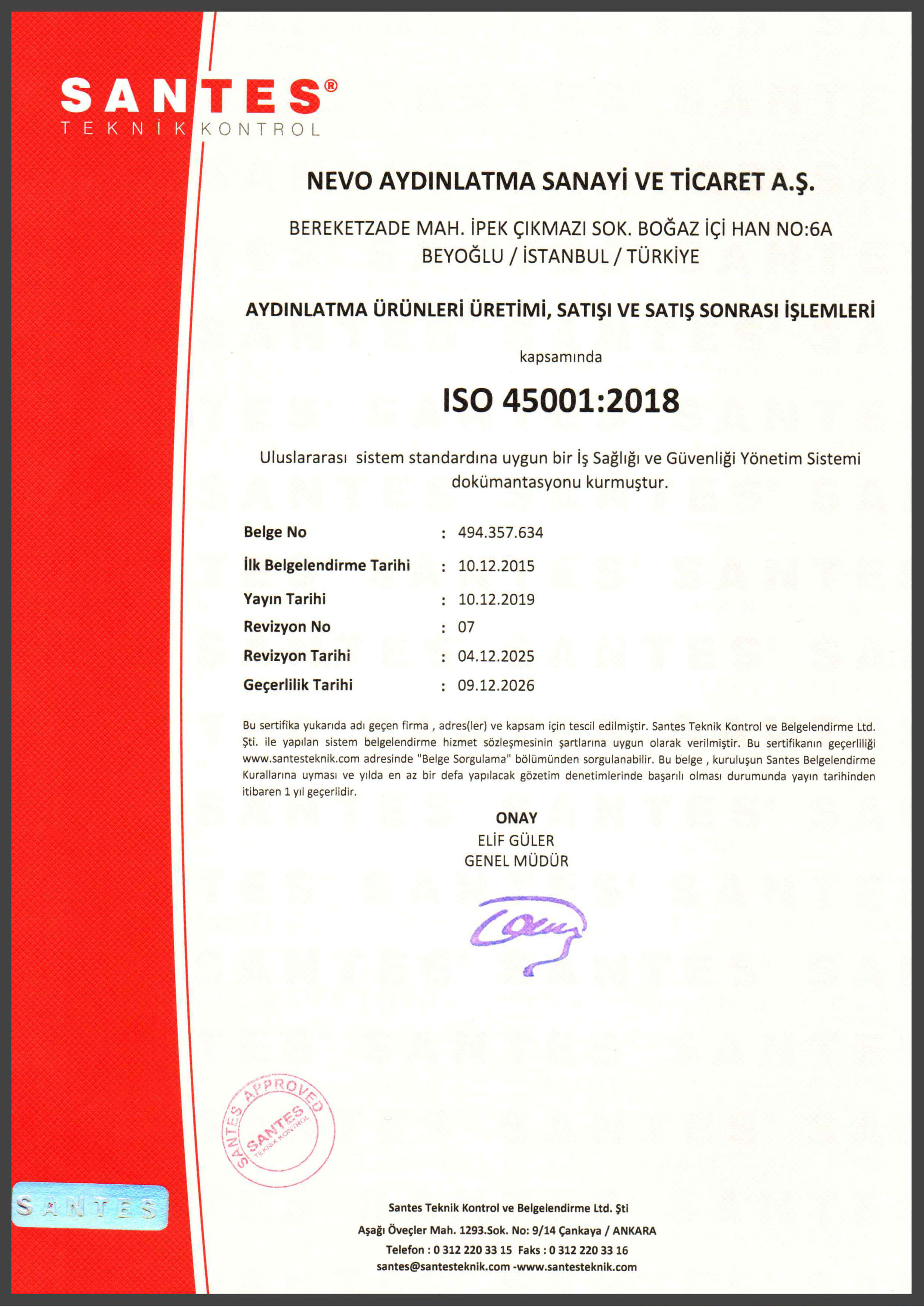 ISO 45001 2018