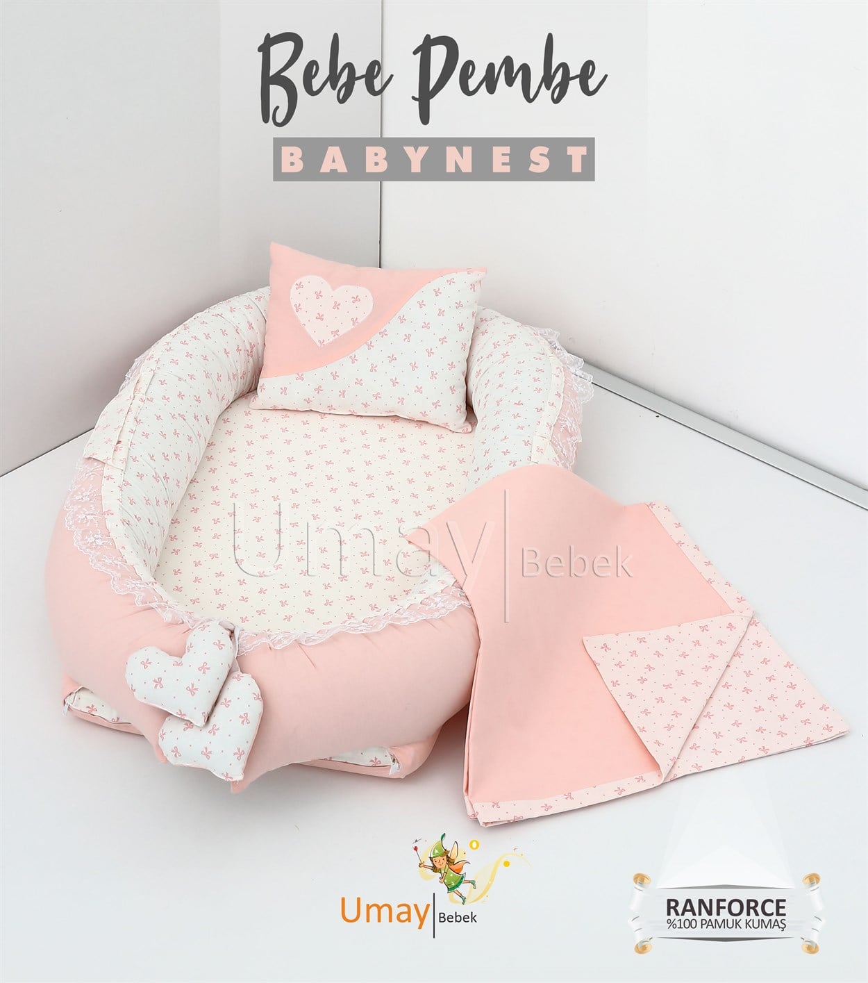 Umay BebekBabynest, bebek pikesi - Bebe Pembe