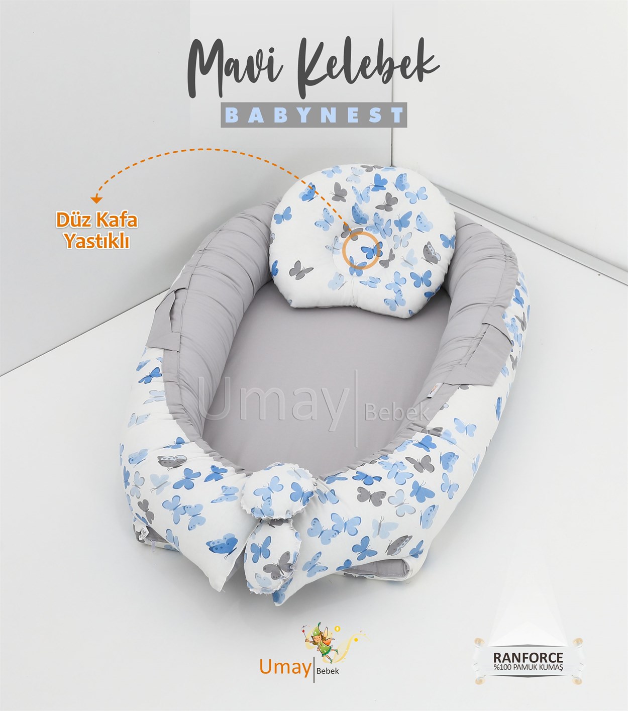 Umay BebekBabynest - Mavi Kelebek