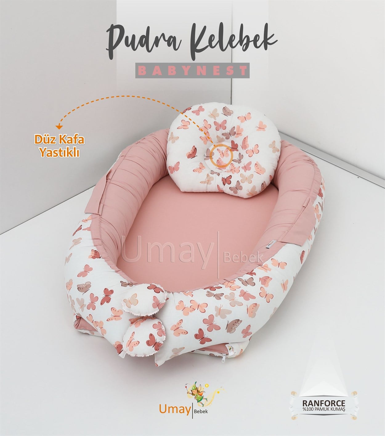 Umay BebekBabynest - Pudra Kelebek