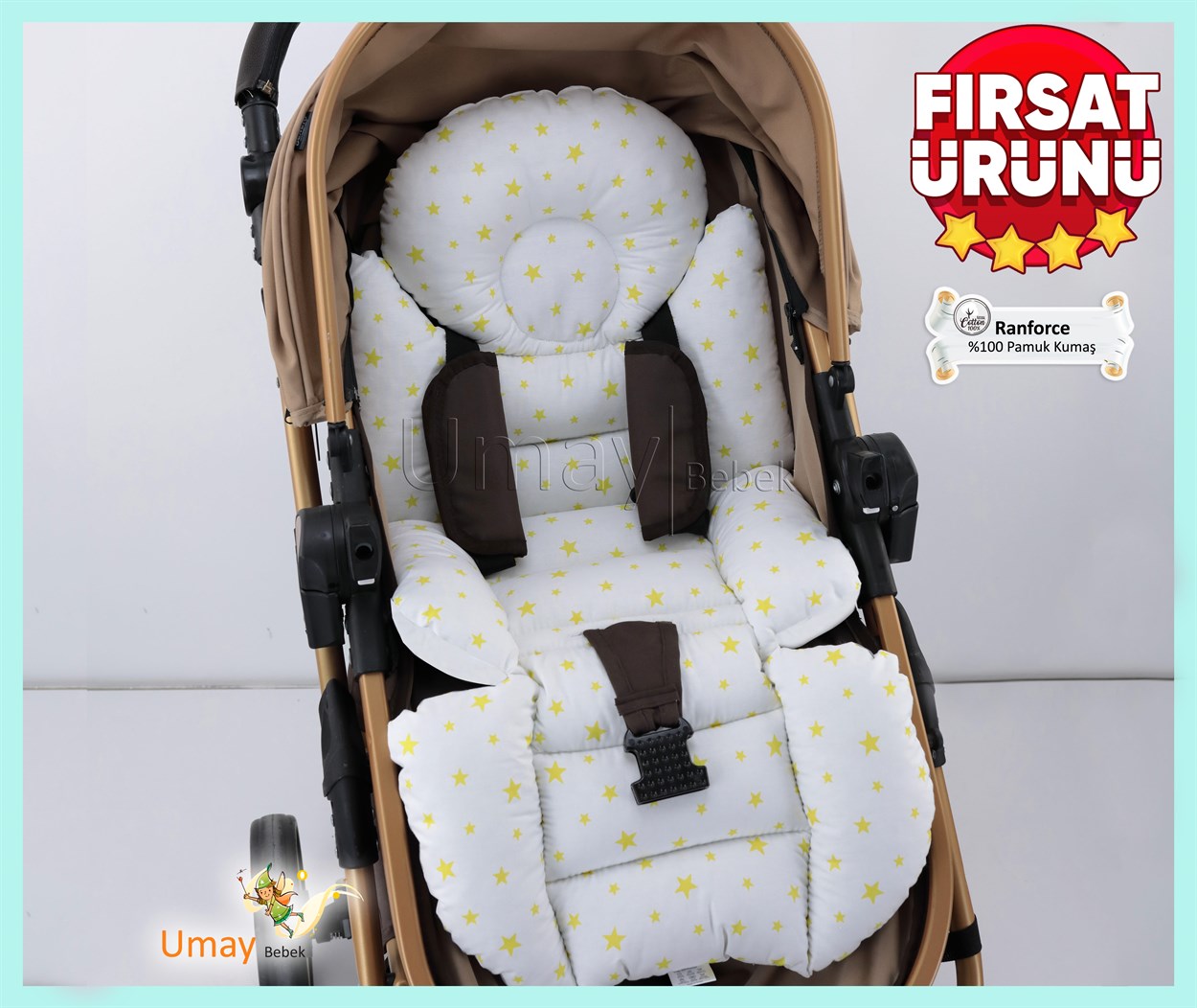 Umay BebekAraba Minderi (Sarı Yıldız)