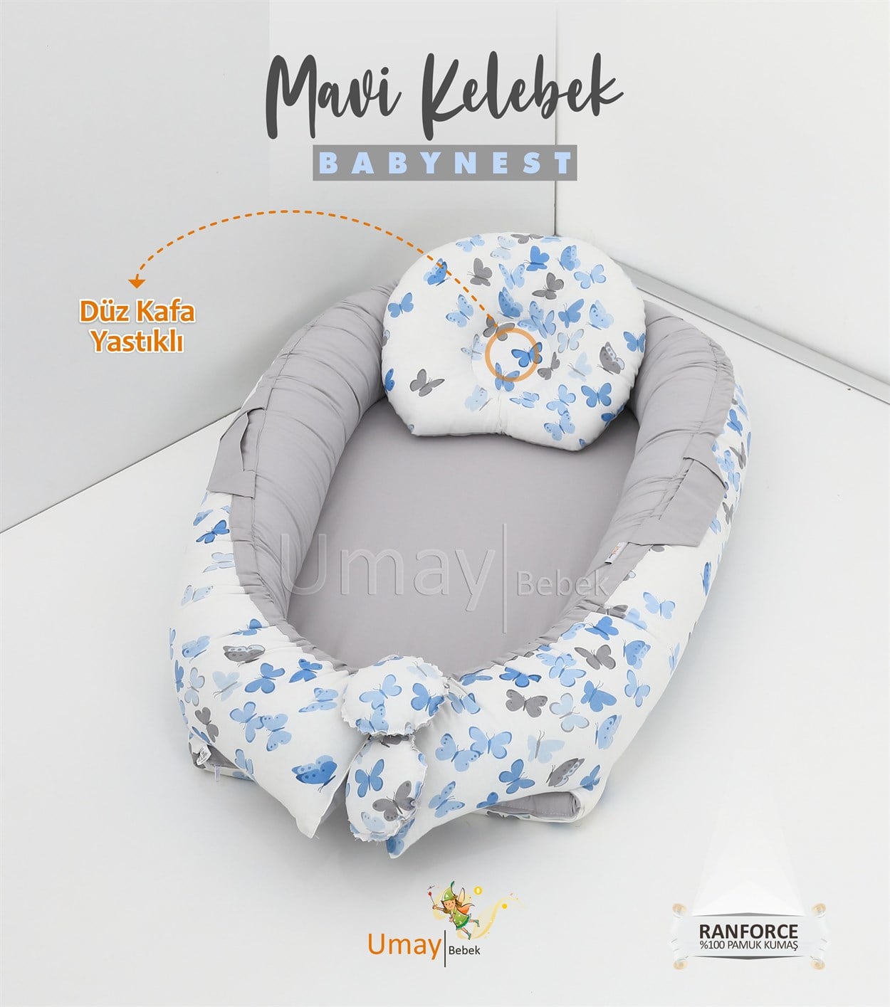 Umay BebekBabynest - Mavi Kelebek