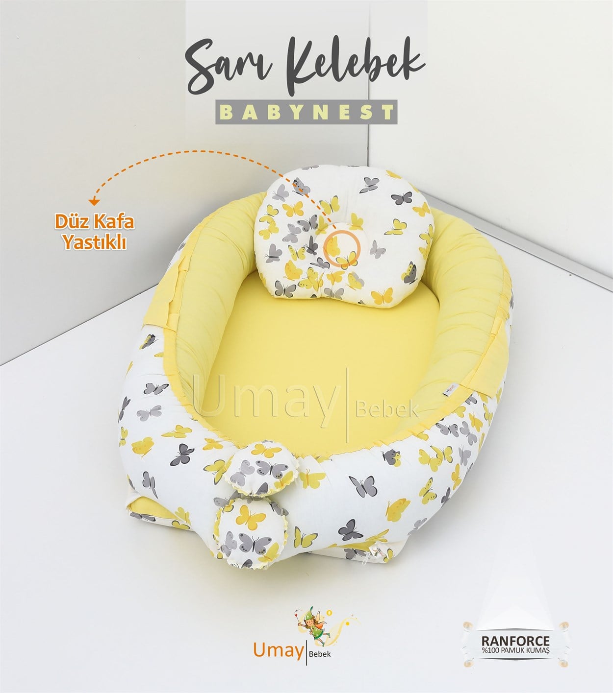 Umay BebekBabynest - Sarı Kelebek