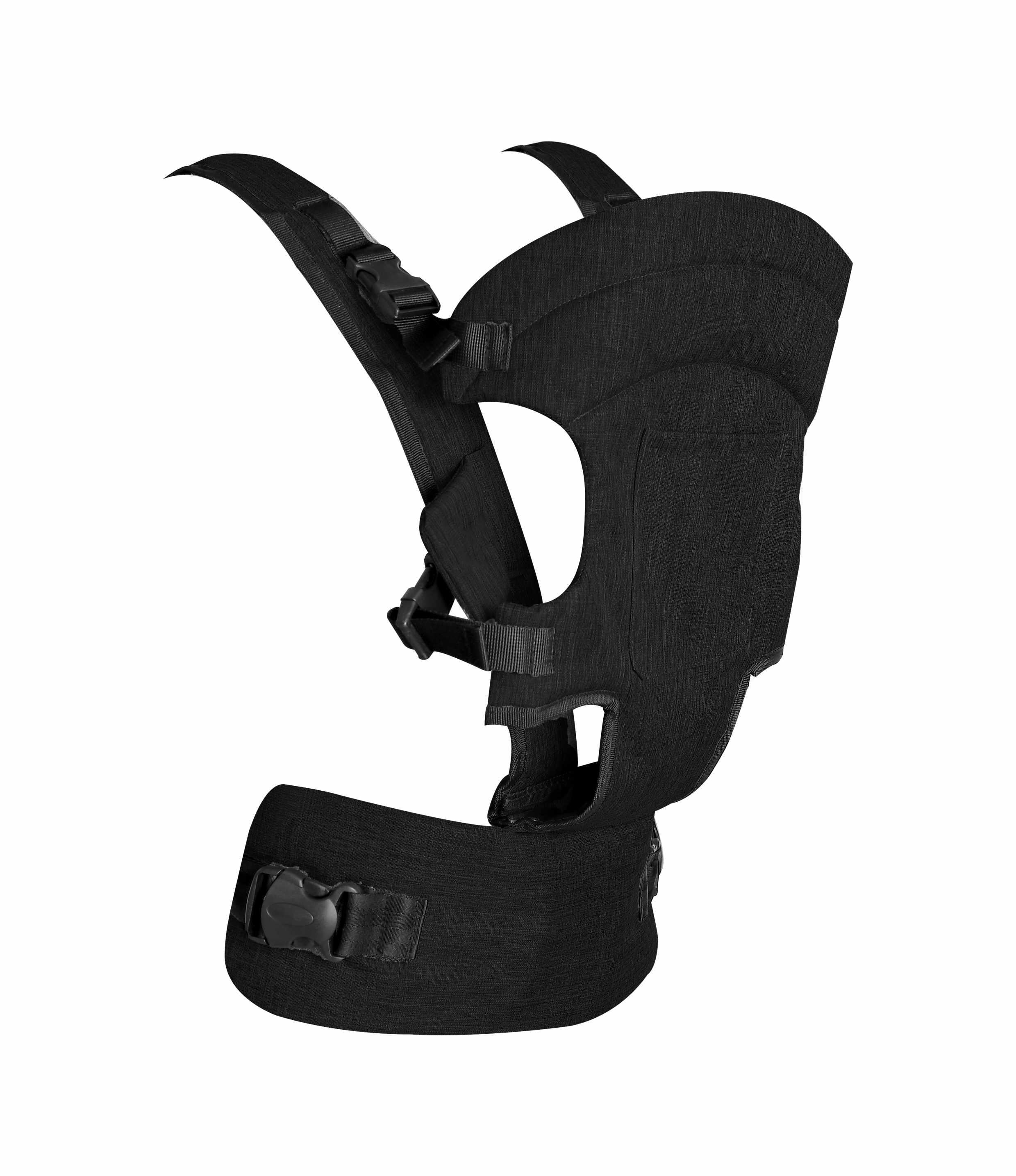 Umay BebekÇift Yönlü, Bebek Taşıma Kangurusu, Bel Destekli, Ergonomik Bebek Taşıyıcı, Ana Kucağı - Siyah