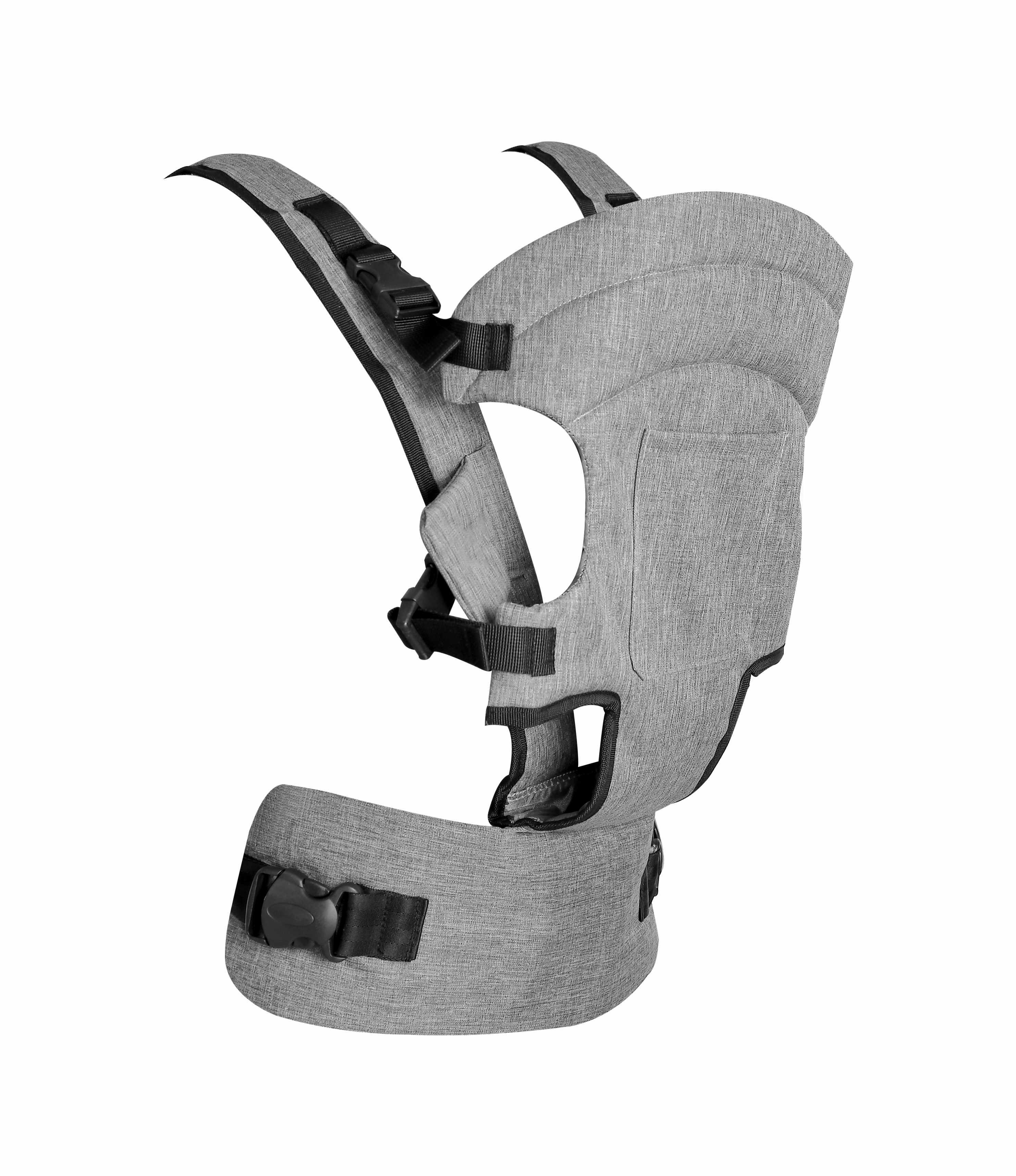 Umay BebekÇift Yönlü, Bebek Taşıma Kangurusu, Bel Destekli, Ergonomik Bebek Taşıyıcı, Ana Kucağı - Gri