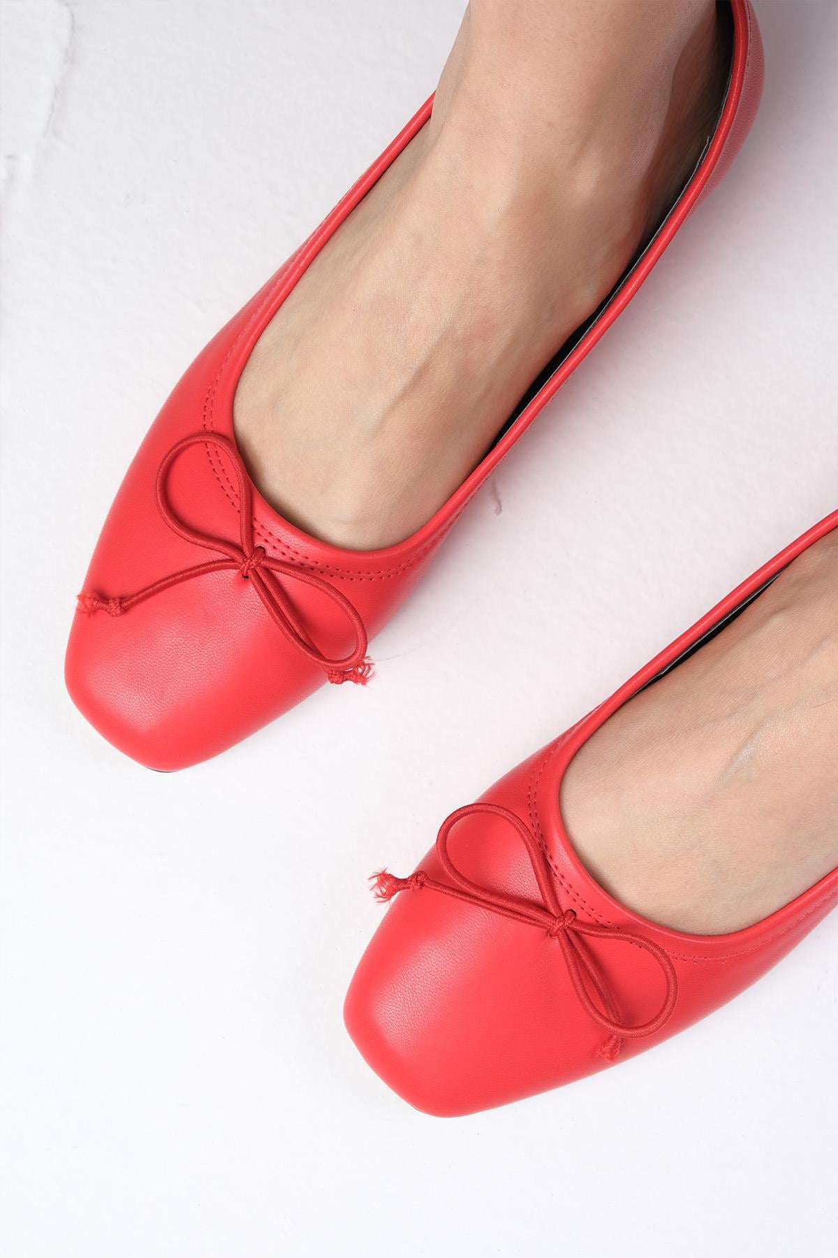 Bellamy Red Short Heels