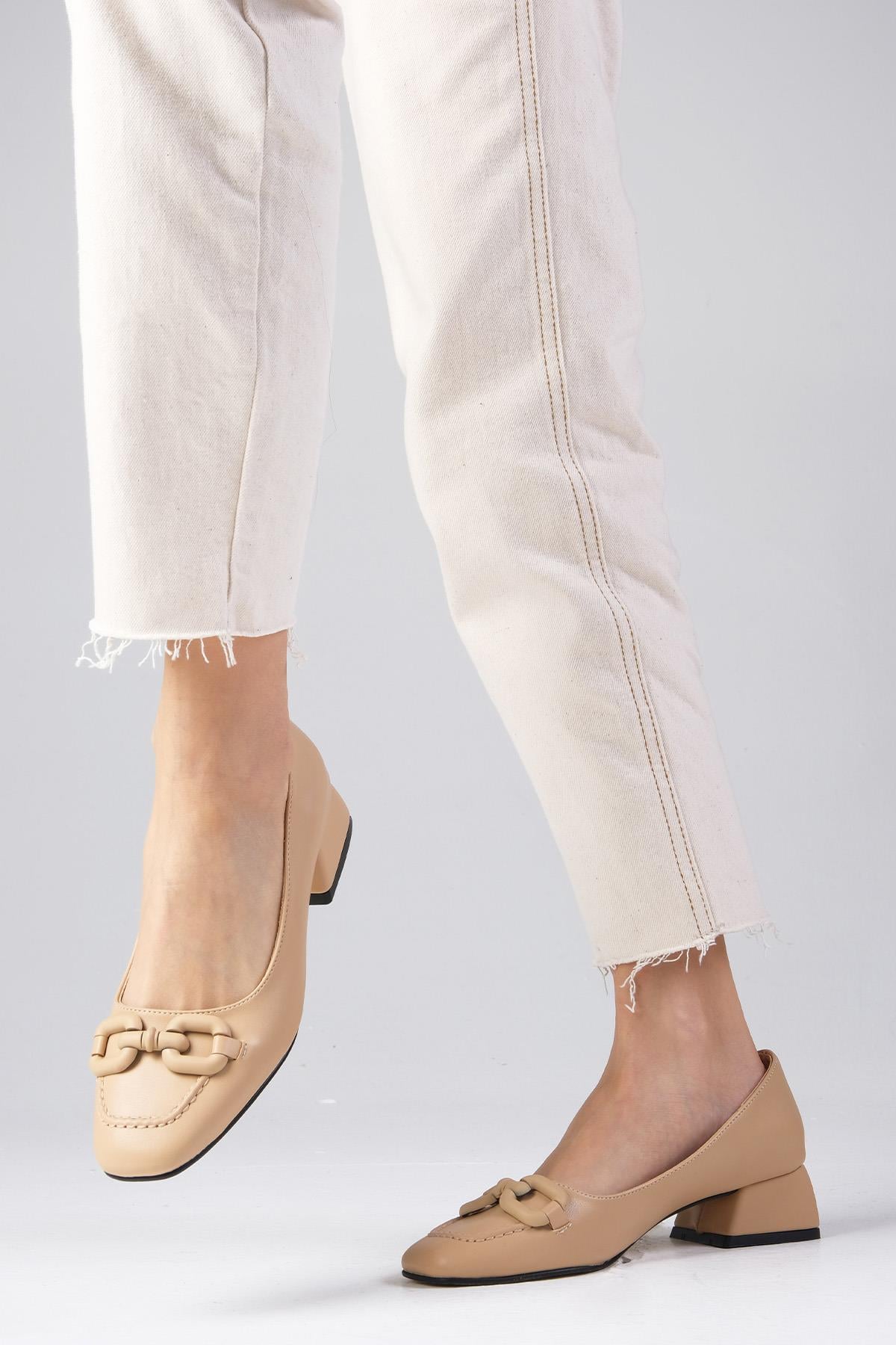 Dolly Tan Short Heels