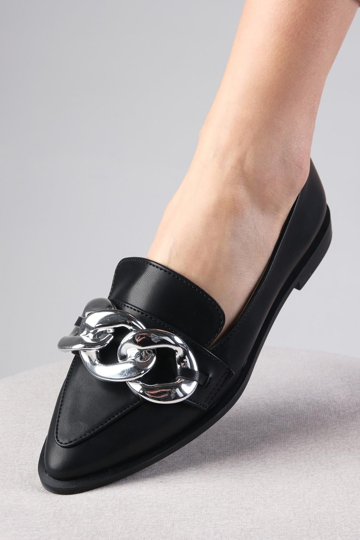 Gianna Black Loafer