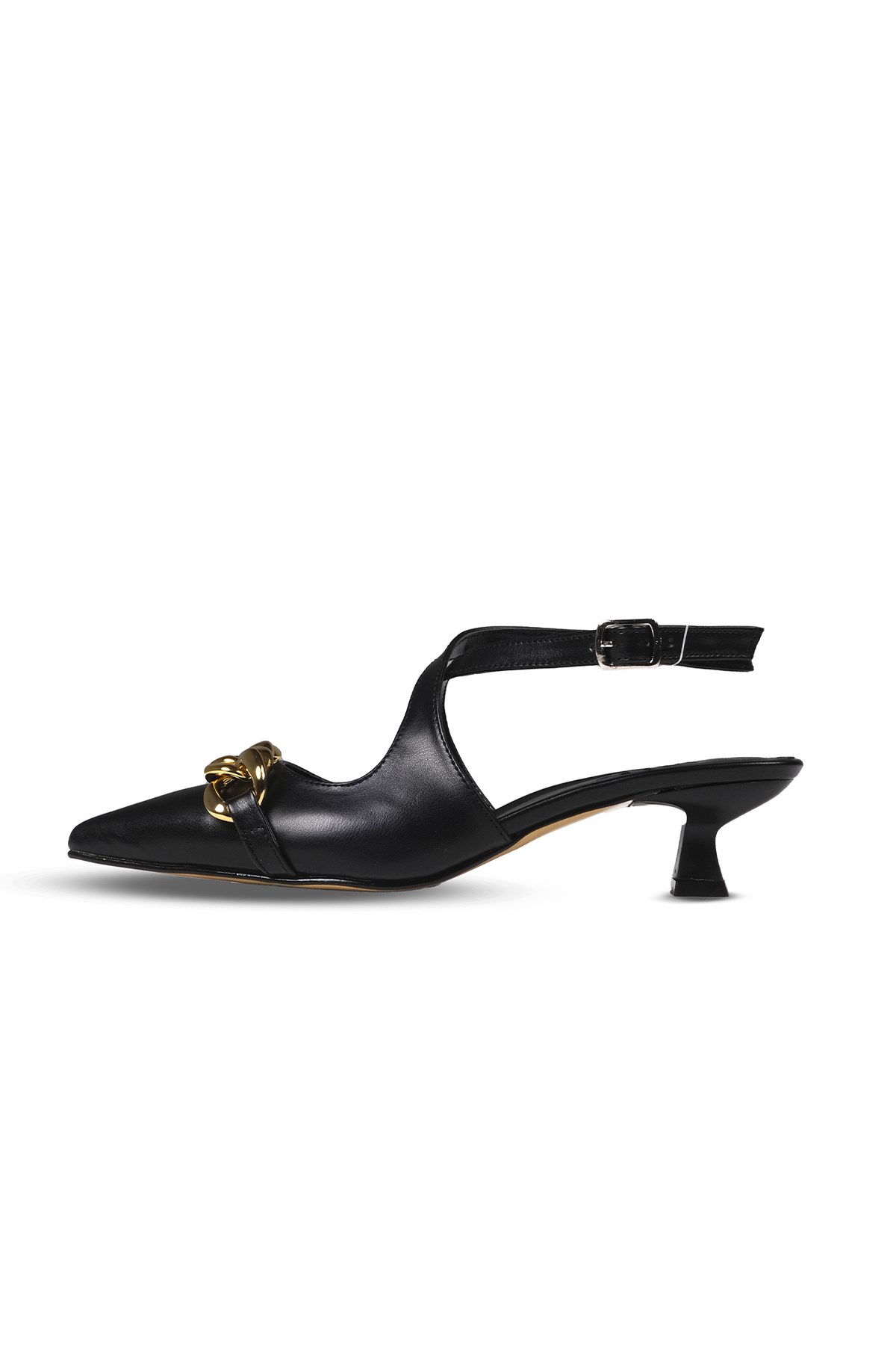 Jenifer Black Color Mini Heels