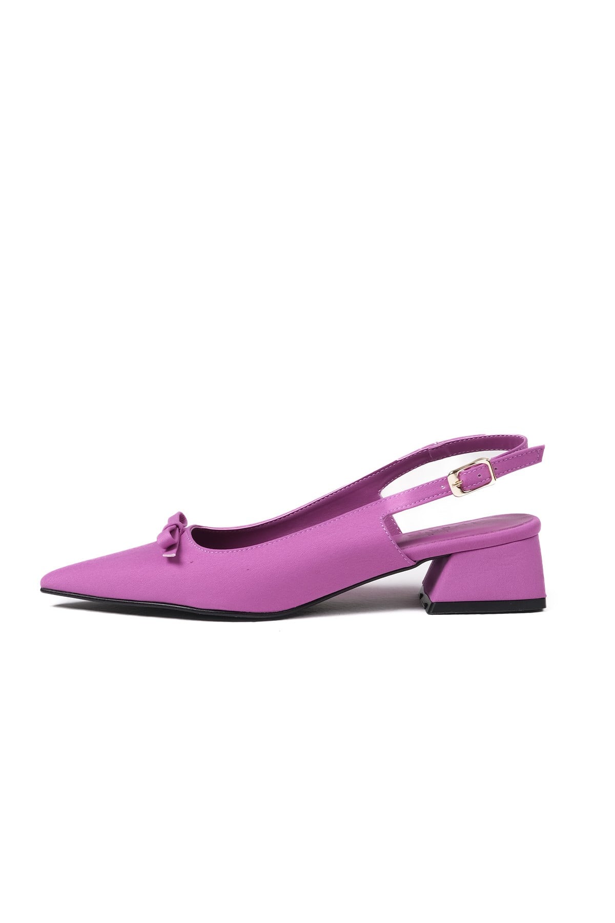 Lynn Purple Short Heels