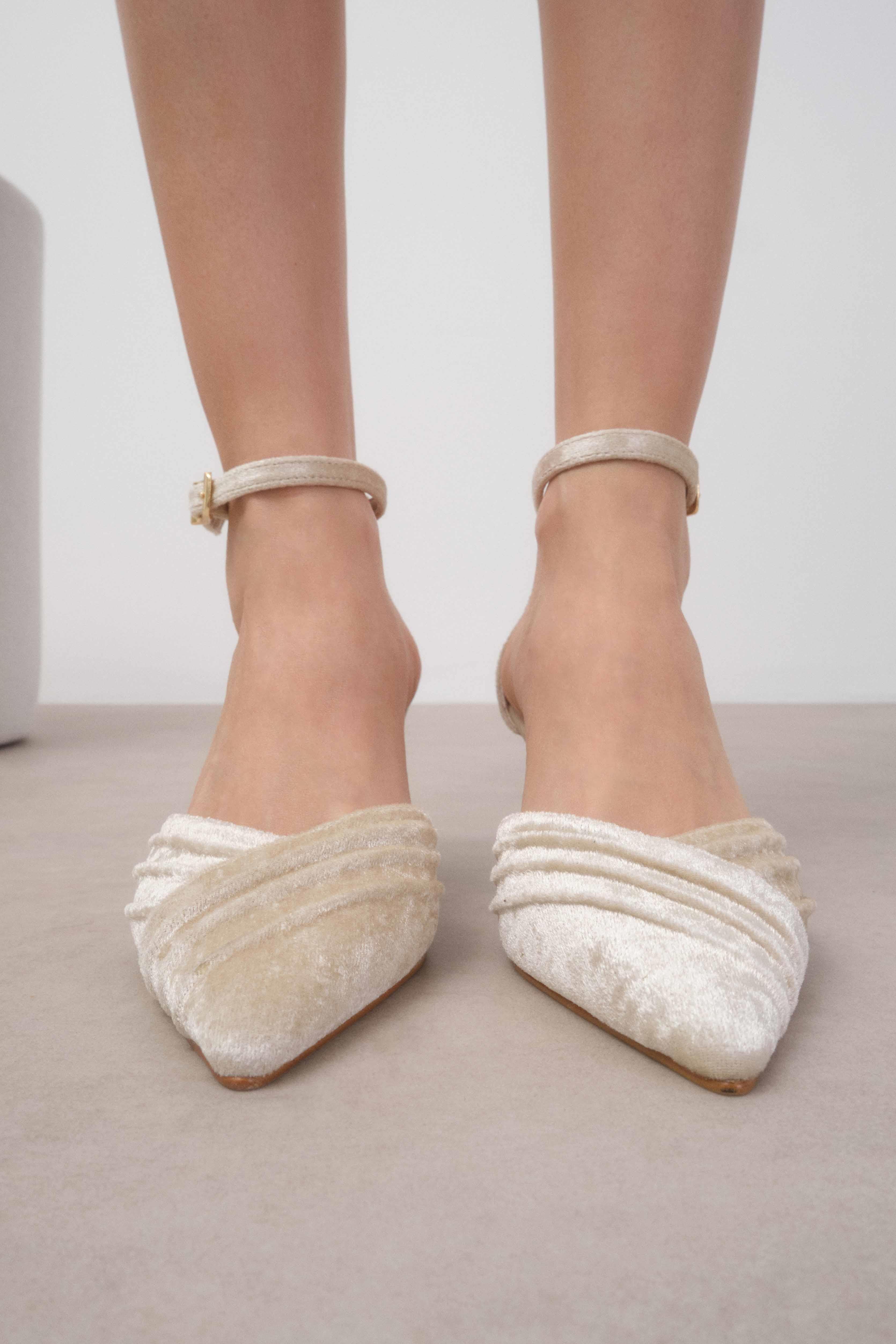 Dina Beige Heels