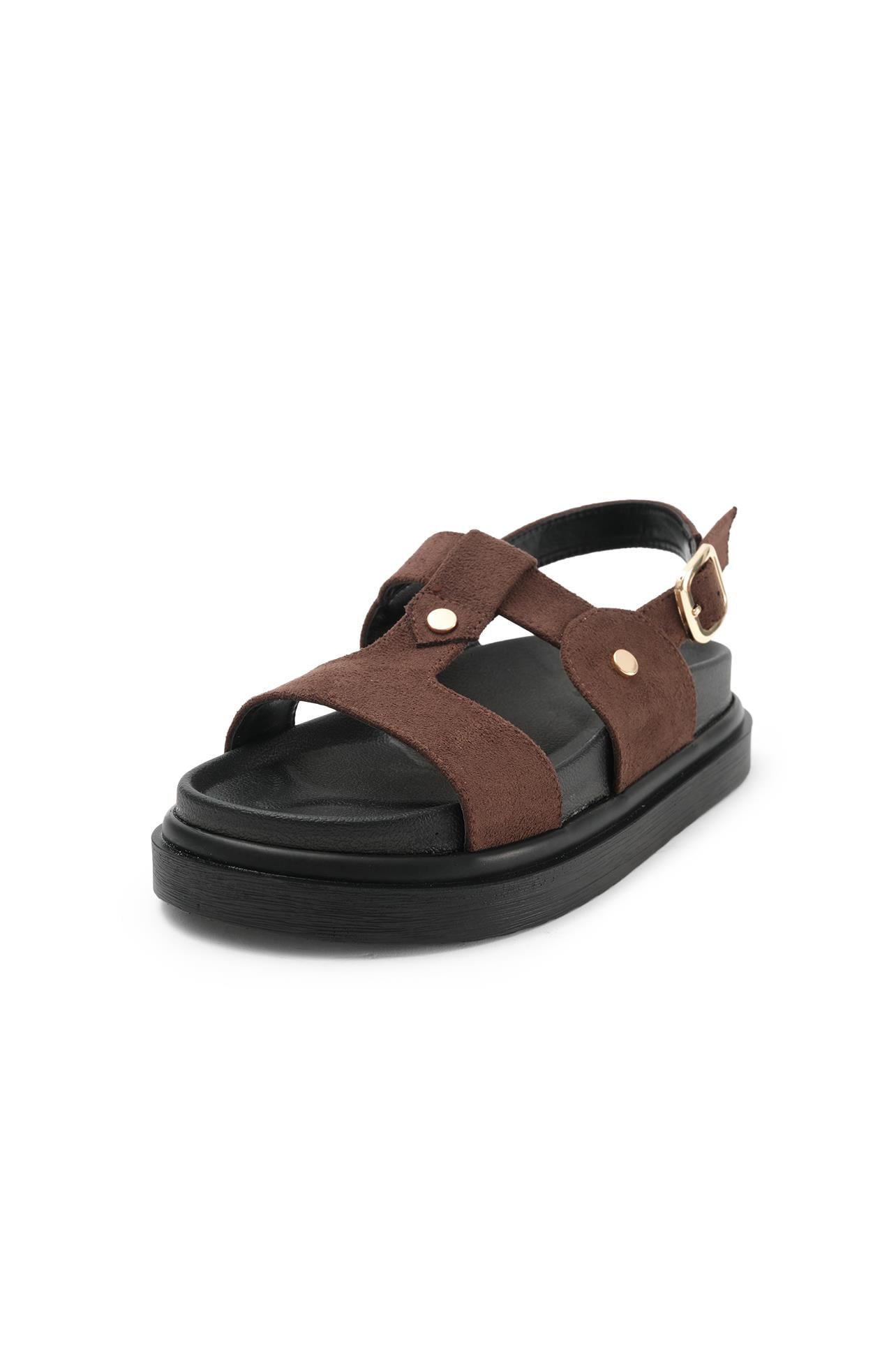 Lexi Kahverengi  Platform Tabanlı Sandalet