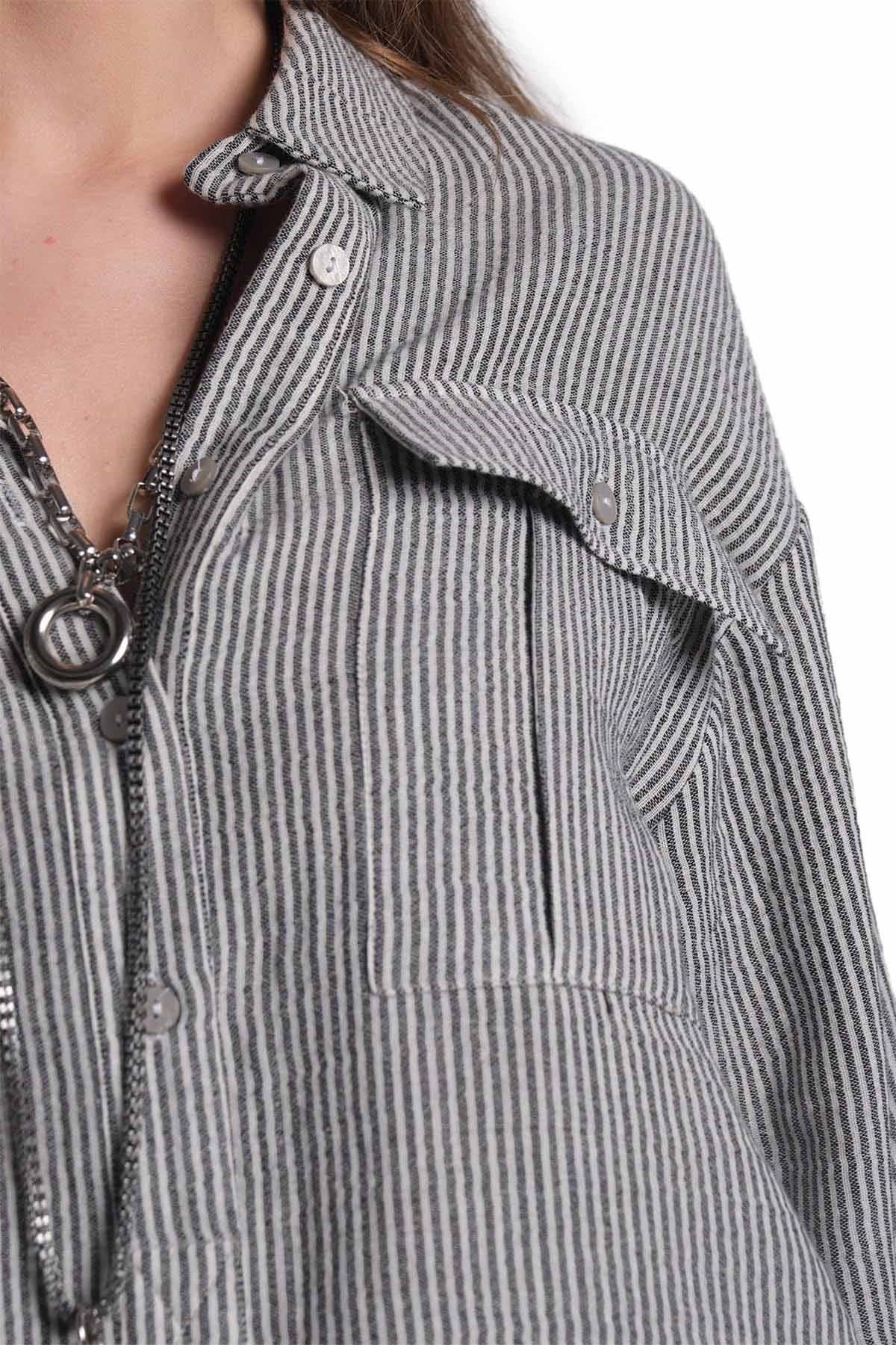 Gri Renk %100 Pamuklu Gömlek ve Pantolon Takım