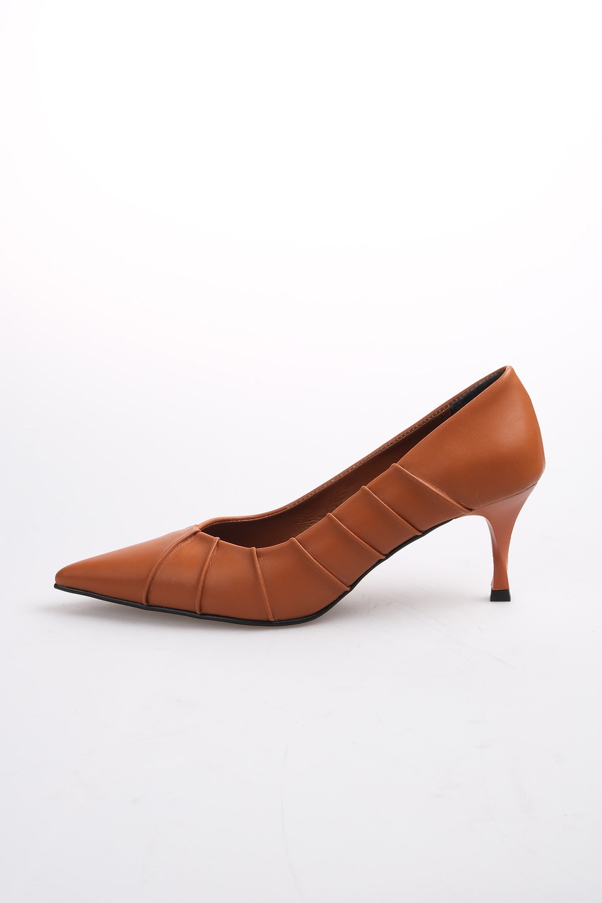 Nina Tan Colored Drawstring Heels