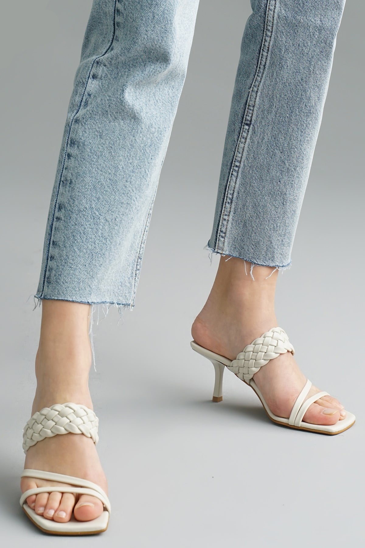 Petra Beige Mules
