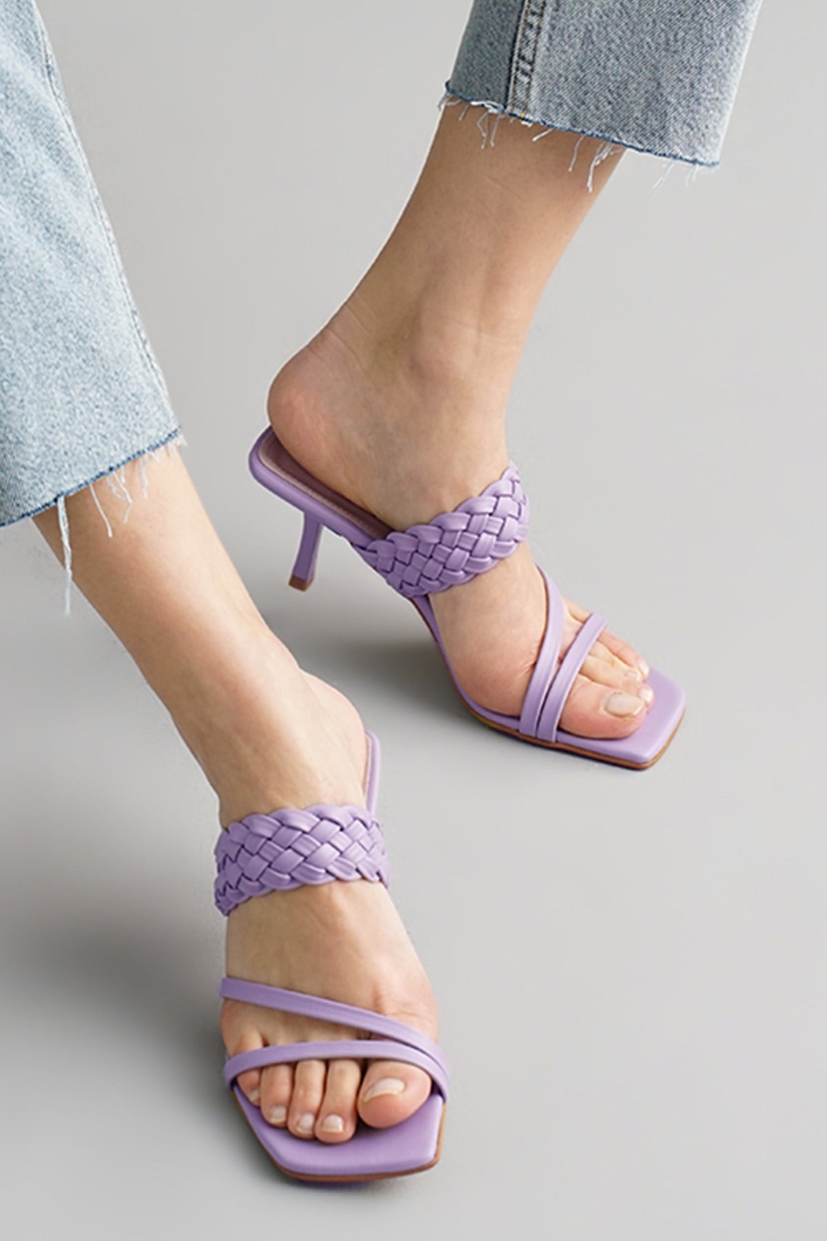 Petra Lilac Mules