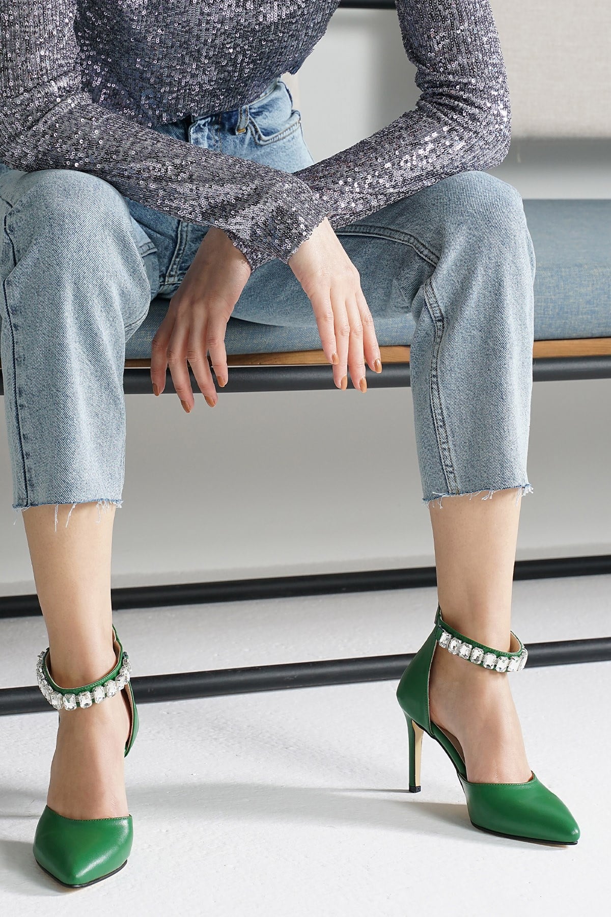 Rosalie Genuine Leather Green
