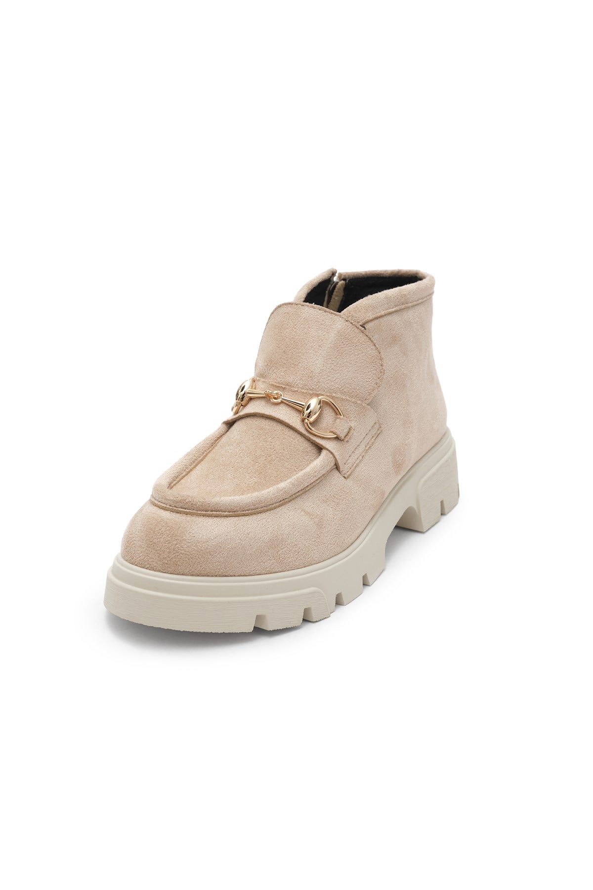 Marsha Bej Renk Toka Detaylı Loafer Bot