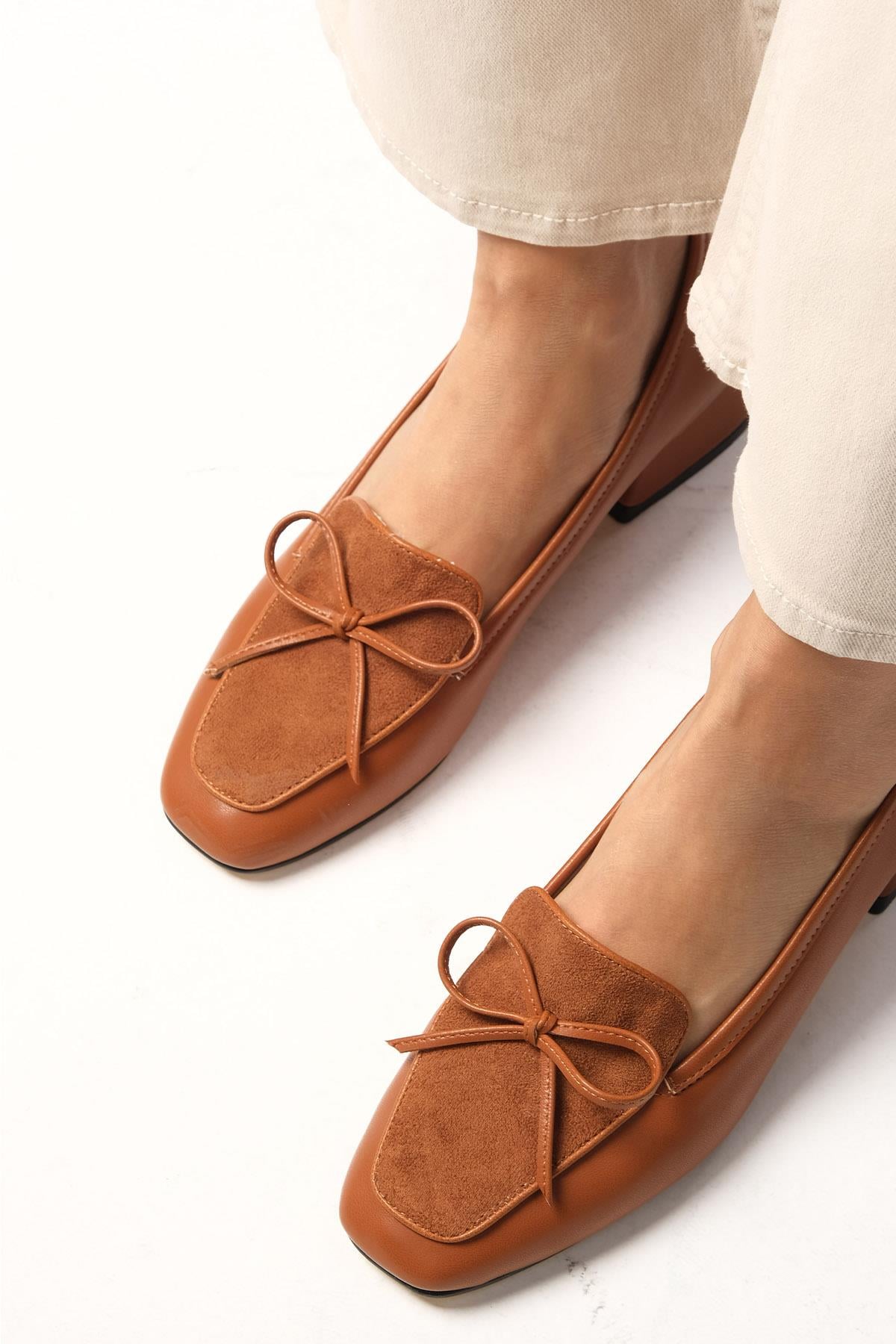 Tilda Tan Color Short Heels