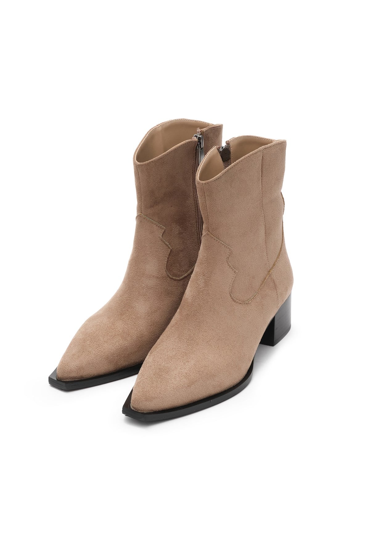 Florence Vizon Renk Western Tarzı Kısa Bot