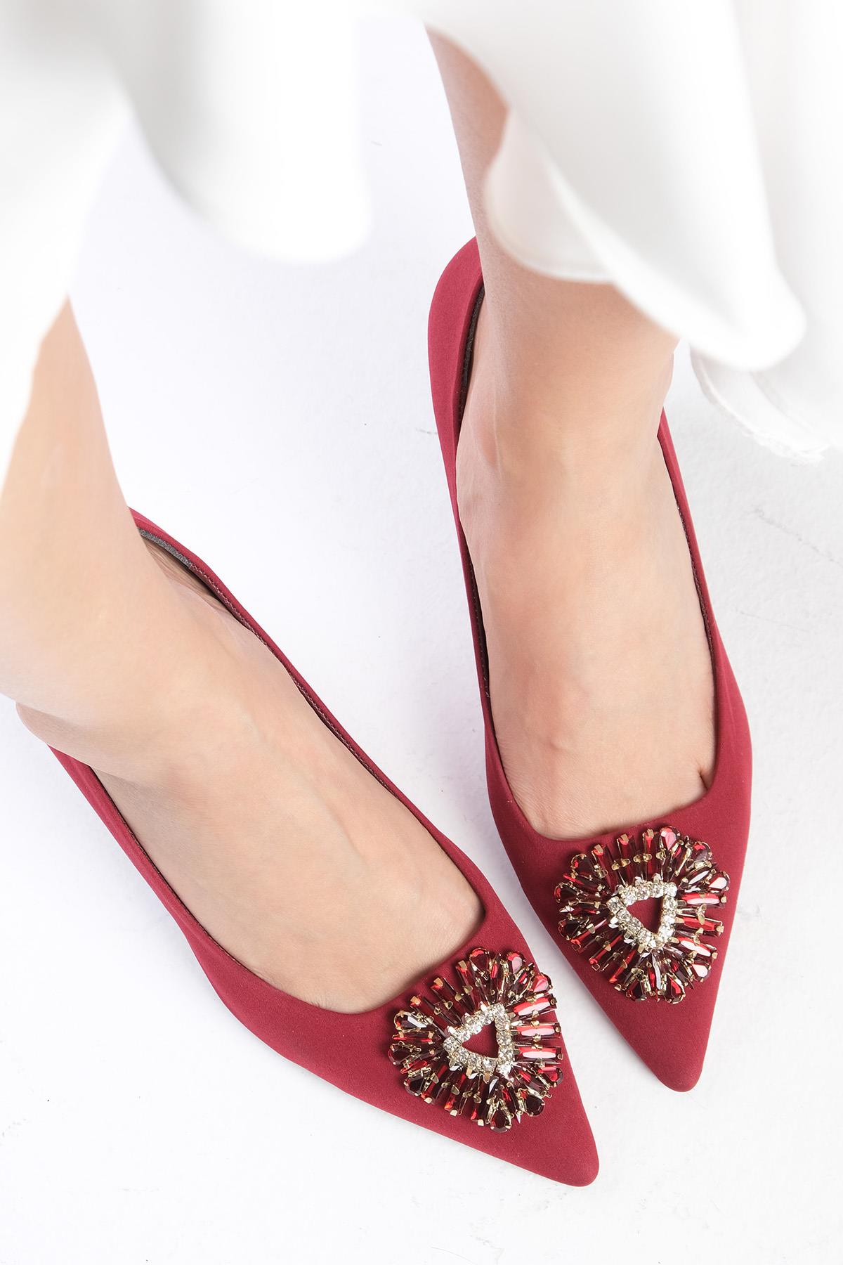 Alexandra Bordo Taşlı Abiye Stiletto