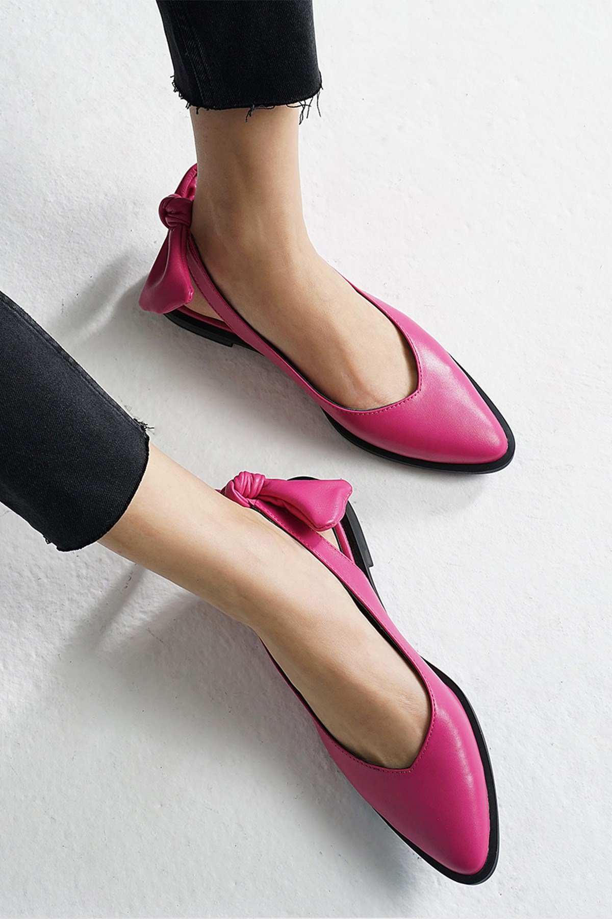 Bonny Fuşya Renk Fiyonklu Babet